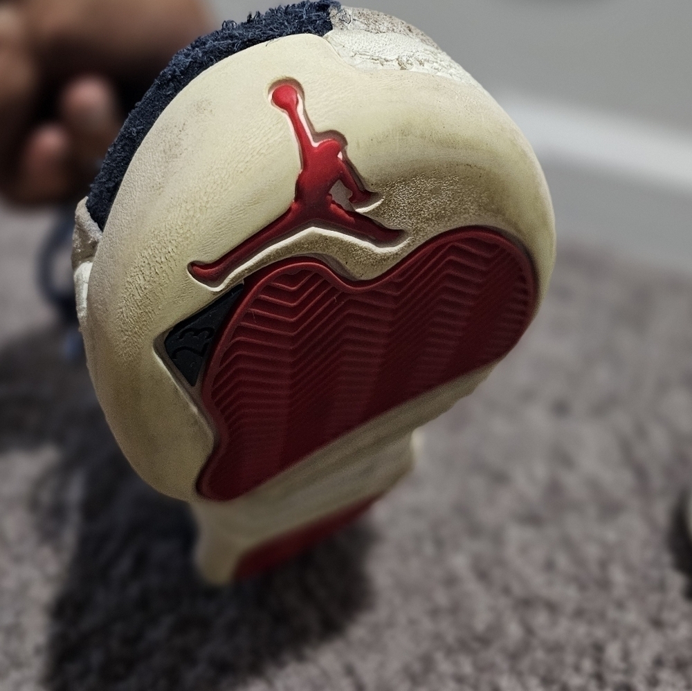 Nike Air Jordan RARE 12 Retro International Flight Blue Shoe youth 6.5. Vintage - Picture 16 of 16